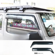 บานหน้าฝน Jimny ป้องกันน้ำฝนแบบหนาขึ้นสำหรับ Suzuki Jimny JB74 ปี 2019-2025 อุปกรณ์ตกแต่งภายนอกแบบปร