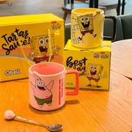 Spot goods montigo tyson tumbler original exchange gift idea Cute SpongeBob Patrick Ceramic Mug Chil