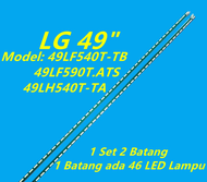 NEW LG 49LF540T 49LF490T 49LH540T TV LED BACKLIGHT BARU READY STOCK 49LF540 49LF590 49LH540 49LF540T.TB