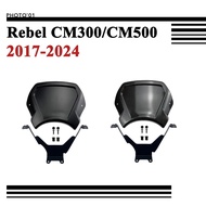 PSLER For Honda Rebel 300 500 CM300 CM500 CMX300 CMX500 Windshield Visor Windscreen Wind Shield Scre