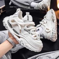 Jane Desai Men's Shoes 2025 New Style Summer Mesh Surface Anti-slip Thick-soled Air Cushion Increase