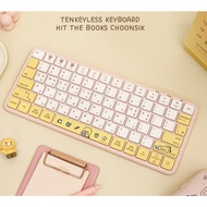 [Kakao Friends] CS Wireless Tenkeyless Keyboard | Cute Korean Character TKL Keyboard | Compact Bluet