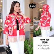 KATUN Modern Women's Batik Bolero Outer Top, Primisima Cotton Hoodie