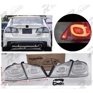 HONDA CIVIC 2006-2011 FD FD1 FD2 TAIL LAMP BRAKE LIGHT ALBINO SMOKE V6