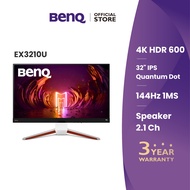 BenQ MOBIUZ EX3210U 32" 4K UHD 144Hz 1ms MPRT IPS HDRi Gaming Monitor (จอเกมมิ่ง 144hz, monitor 32 น