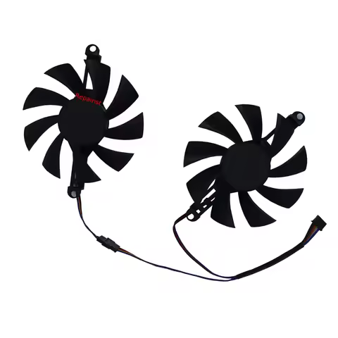 2Pcs/Set,85MM Diameter,98MM Mounting,Graphics Card Fan GPU Cooler FL801512VB FL8015 12VB For 51risc