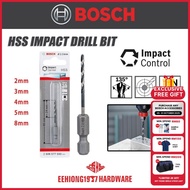 BOSCH 2mm-8mm HSS Impact Drill Bit Impact Control Twist Drill Bit Metal Drill Bit