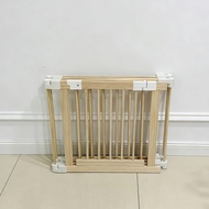 Baby Playpen, Wooden Play Yard with Gate, Playpen for Babies and Toddlers, Baby  C with Child-Proof 