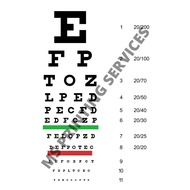 Laminated Chart (Eye Chart)