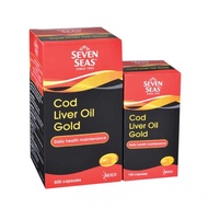 Seven Seas Cod Liver Oil Gold (500 + 100 softgel capsules) [Exp: 03/2023]