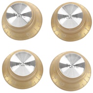 【Free-delivery】 Set Gold Hat Knob For Gibson For Les Paul Gold Foil Button