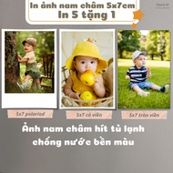 Custom 5x7cm Magnetic Photo Print - Commemorative Fridge Magnet | Cetak Gambar Magnet Peti Sejuk Ken