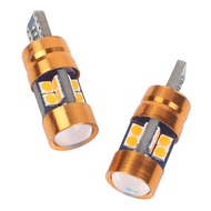 [HOT] 1pair Amber Car Position Parking City Lights For T10 168 194 2825  19SMD LED Bulb