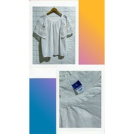 0LD NAVY 100% cotton lace crochet cape short sleeve top preloved/ plus size D