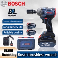 Bosch original rechargeable electric wrench 2 batteries electric impact wrench multi-function electr