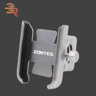 Mobile Phone Bracket Stand Holder Aluminum For ZONTES G1 125 2021 125X 310R 310T T2 310 U125 310V 310X Motorcycle Accessories xiguan.