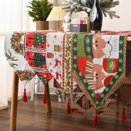  > New Style Christmas Decorations Knitted Cloth Tablecloth Table Runner Creative Christmas Tableclo