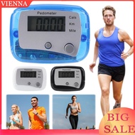 Walking Pedometer Clip  Step Counter Multi-Function Electronic Pedometer Mile Kilometer Calorie Calc
