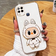 VRQR Labubu Casing for Infinix Hot 10S NFC Hot 10T X689 X689B X689C X689D Fully Wrapped Silicone Sof