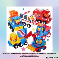 KOREA TOYS PORORO CONSTRUCTION TOY CONSTRUCTION VEHICLE OR RESCUE CARS PO304