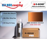 Sơn Xịt Xóa Vết Xước Ô TÔ MITSUBISHI MIRAGE Màu CAM ÁNH KIM Code M09 - SUNRISE ORANGE Chính Hãng D-B