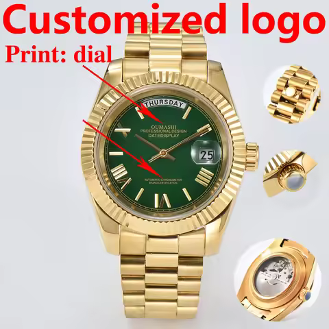 36MM/39MM Men's Watch 8285 watch StainlessSteel Case Waterproof Watch Double Calendar Dial SapphireG
