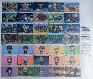 全套齊35張 + 2張扭卡機底面卡 SD GUNDAM SELECTION VOL.4 CARDDASS wing 30週年 高達 萬變咭 卡 全新盒出 zero bandai