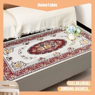 Sultan Motif Living Room Tablecloth PVC Oilproof Table Cover Waterproof Table Mat 60x120cm--D9-3K