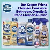 USA Version Bar Keepers Friend Powder Cleanser l Cookware Cleanser & Polish l Soft Liquid Cleanser