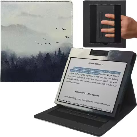 GAUGGER Double Stand Case for 7'' Onyx Boox Tablet Go Color 7/Boox Page e-Reader Cover with Auto Sle