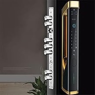 Home Office Fingerprint Wifi Smart Home Security Automation Unlock With Control Visual Password Electronic Door Lock (Color : Gold, Size : 30X388MM)