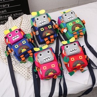 Shoulder Bag Robot Cartoon Messenger Bag Casual Gift Mobile Phone Children Male Female Students Mess