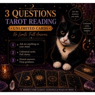 3 Questions Tarot Reading | Unlimited Card Pulls | Personalised Guidance