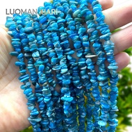 30inch Natural Stone Irregular Raw 5-8mm Apatite Loose Spacer Beads for Jewelry Making Diy Necklace 