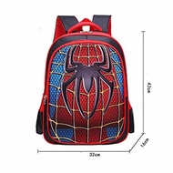 Alipher School Backpack Waterproof 3D Kids Backpack Comic School Bag Student Bookbag Spiderman Pa...