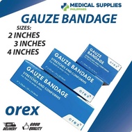 Gauze Bandage - 2X10/3X10/4X10 1 Roll Parers/Surgitech/Orex