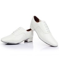 【support】 Modern Ballroom Tango Latin Dance Shoes Practice Shoes Man's Dance Shoes Soft Bottom Black White Color Shoes