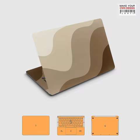 Colorful skin sticker for Macbook AIR 13 2018 2019 2020 M1 M2 M3 AIR 15 M2 M3 Full Wray Sticker skin