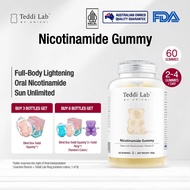 【Official】Unichi Nicotinamide Skin Nourishing Teddi Lab Gummy(60 Gummies )Niacinamide