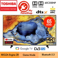 [FREE EXTRA PACKING] Toshiba Regza Engine 4K UHD Google LED TV ( 50" - 65" ) 50C350NP / 55C350NP / 6
