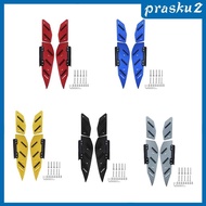 [Prasku2] Motorcycle Floorboards Male Nonslip Accessories Foot Pedal Plate Installation Replacement Foot Pegs for Xmax300