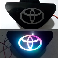F1 LED BRAKE LIGHT RAINBOW ACRYLIC COVER ENGRAVED TOYOTA LOGO