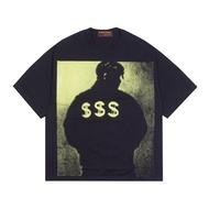 DRAKE'S OVERSIZE T-SHIRT BLACK