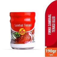 Sambal uleg finna food 190 grams glass jar packaging