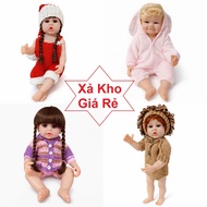 Soft Plastic Body Doll 55cm 22inch Reborn Vinyl Doll