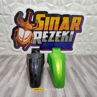 HIJAU Win - Xeon White Front Mudguard Black Green 44D Mudguard
