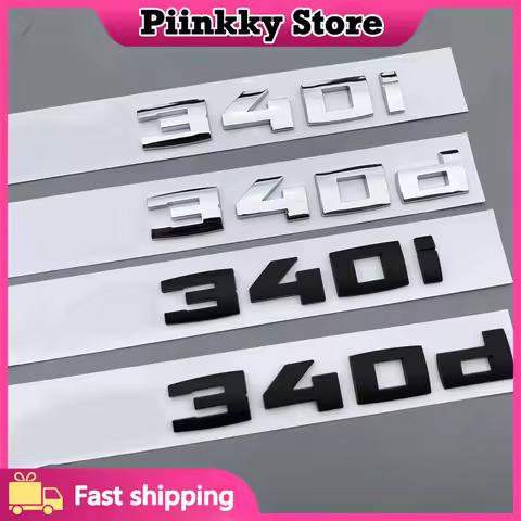 New Gloss Black 3D Letters Numbers For M340d M240d M235d M140d M135d Emblem for F30 F31 F35 F40 F46 