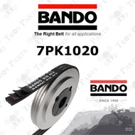 Original Bando Ribstar Rib Serpentine Fan Belt 7PK1020 for Isuzu D-MAX 2010
