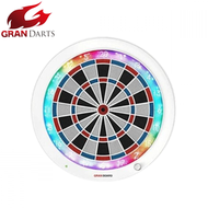 Gran Board 3S LED 炫彩 藍牙 飛鏢 鏢靶 白色│線上對戰、靜音、iOS、Android、排名