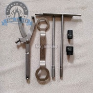 CVT CLEANING SET PANGGILID (YTOOS)(38-4 TORQUE DRIVE)(2PCS T-WRENCH 8MM 10MM)(SOCKET 17MM / 24MM)